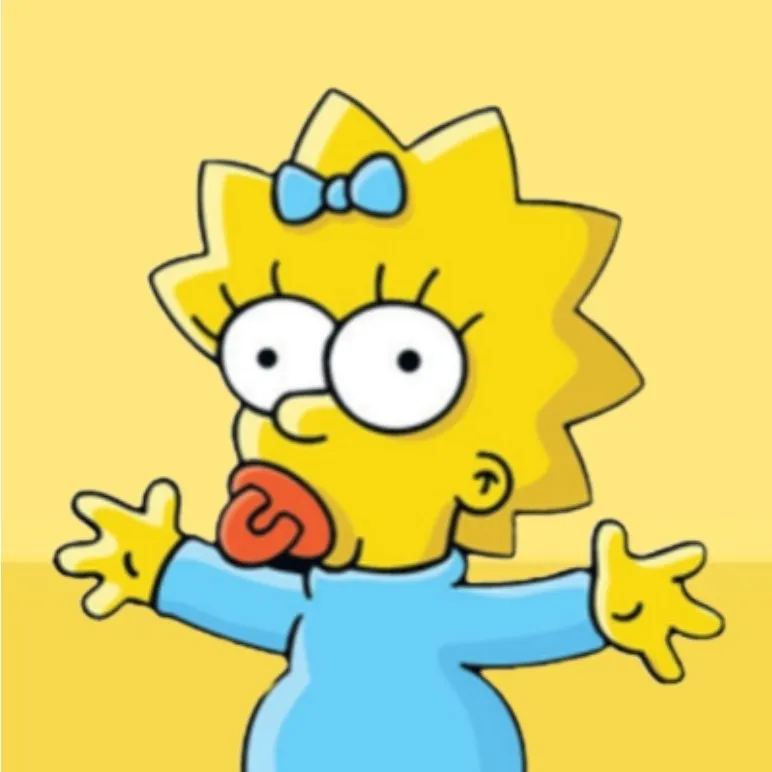 chat with ai character: Maggie Simpson