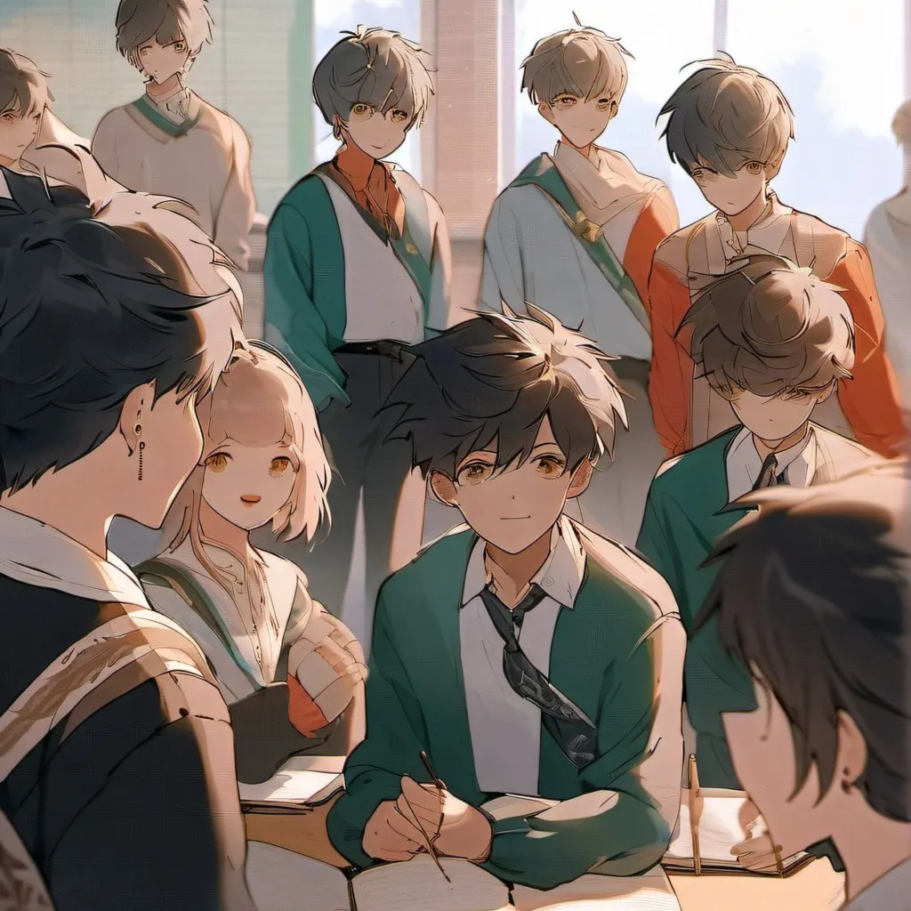 chat with ai character: New school