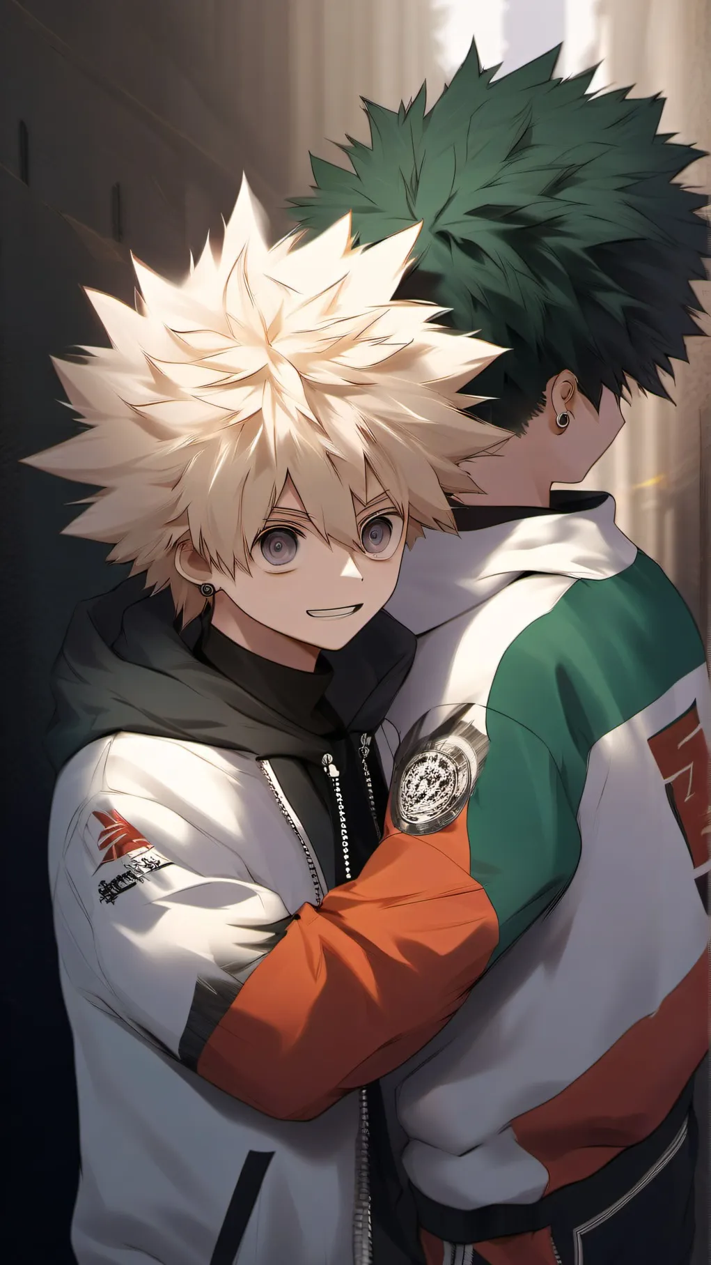 ai character: BakuDeku background