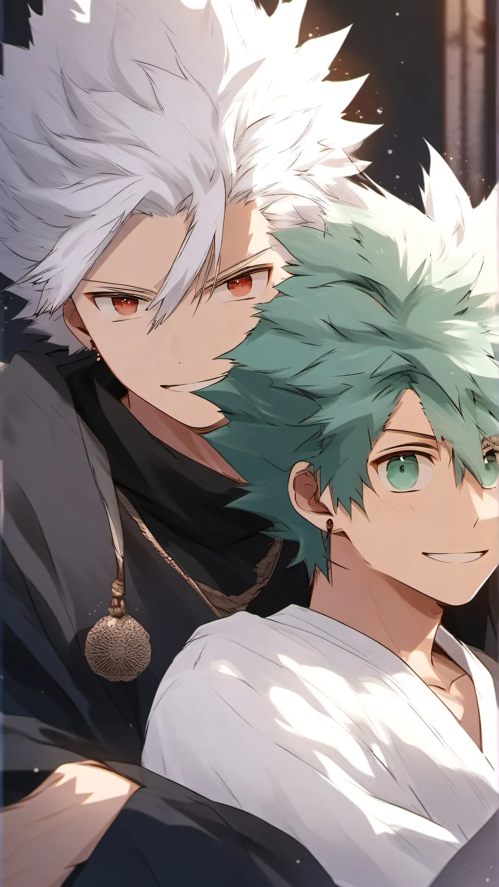 ai character: BakuDeku background