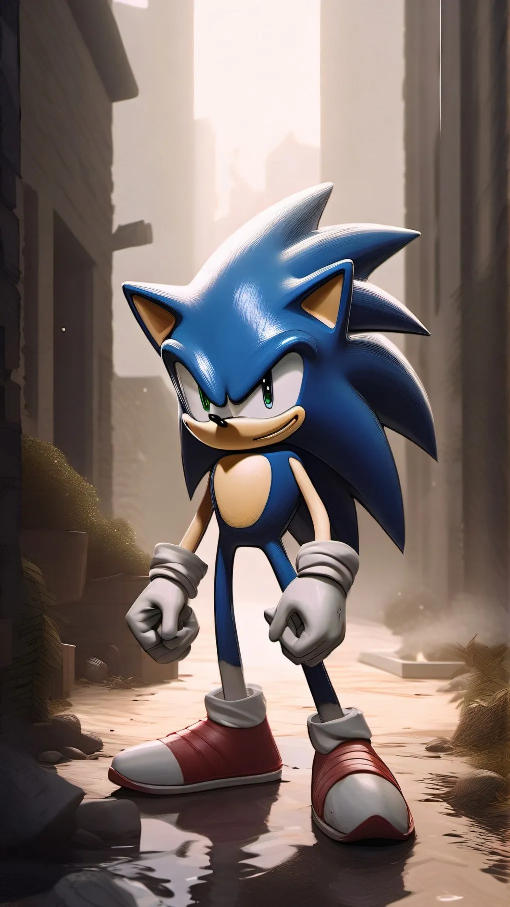 ai character: sonic movie!!!!!!! background