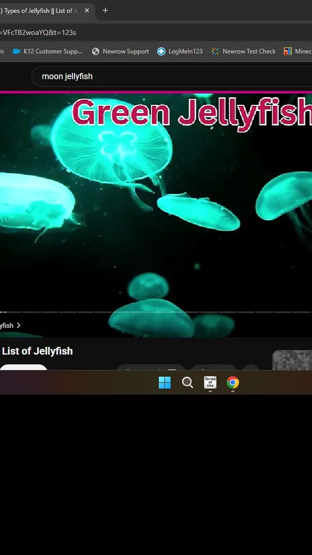 ai character: GREEN JELLYFISH background
