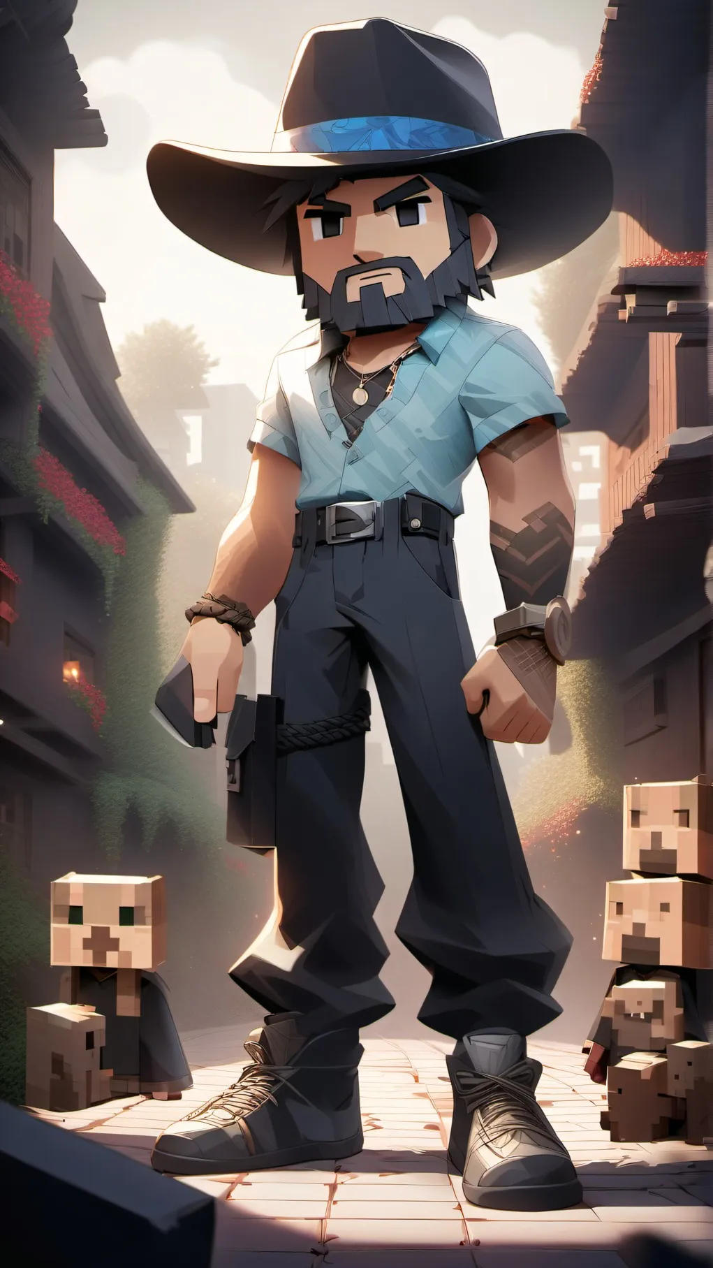 ai character: Ward background