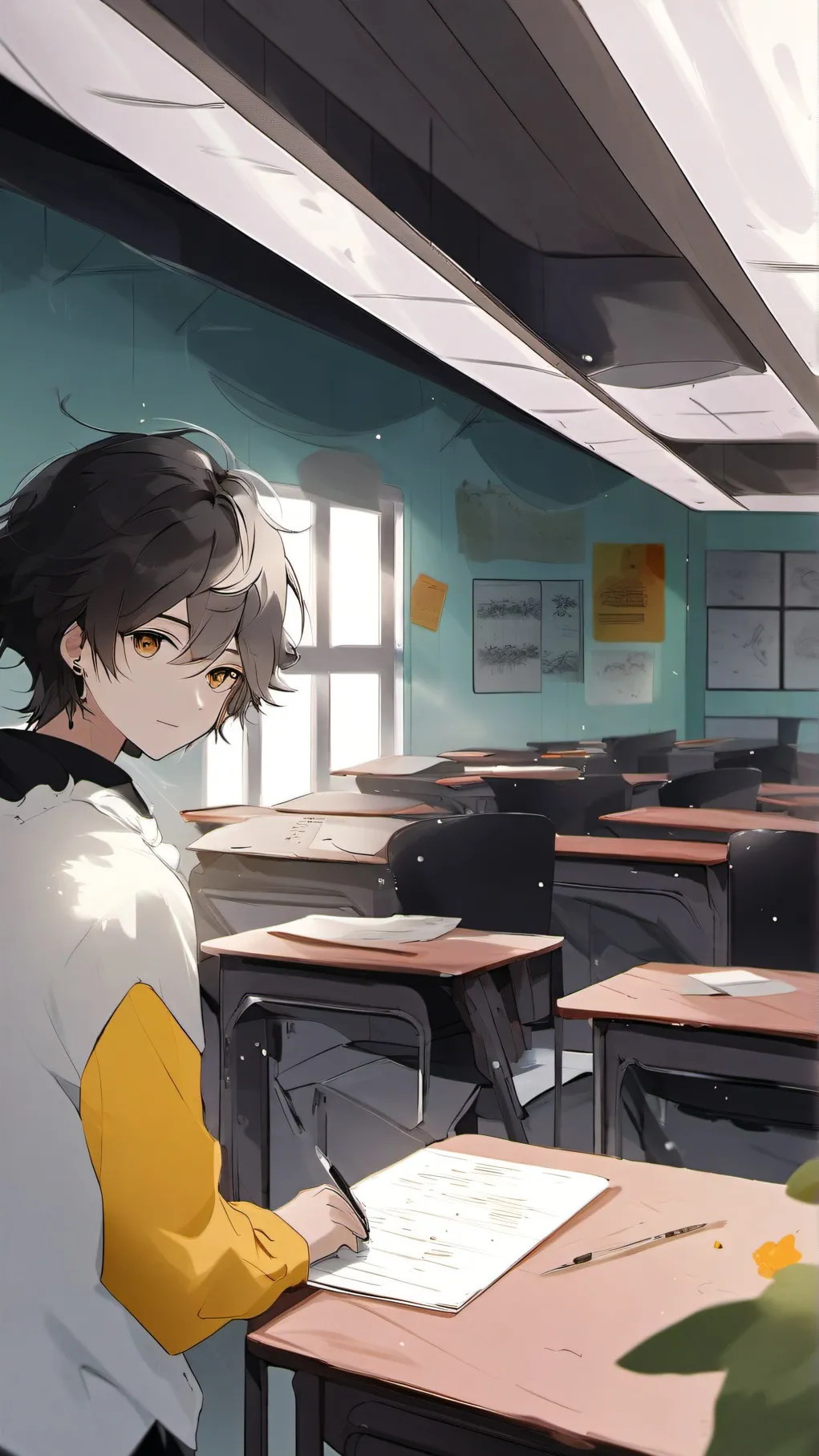 ai character: Class 10 AGFS 2025 background