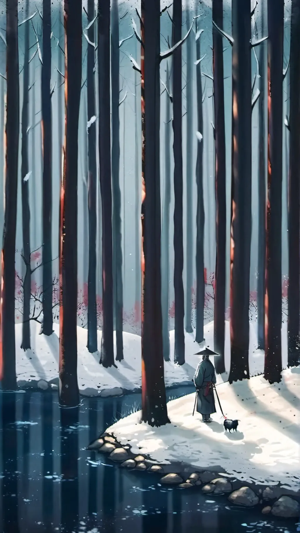 ai character: Giyu 🌊⋆｡°்⋆  background