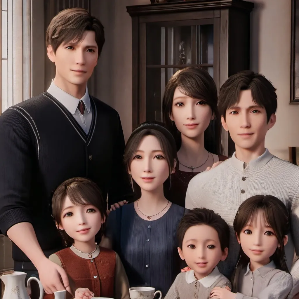 chat with ai character: The good family