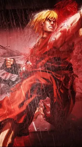 ai character: street fighter background