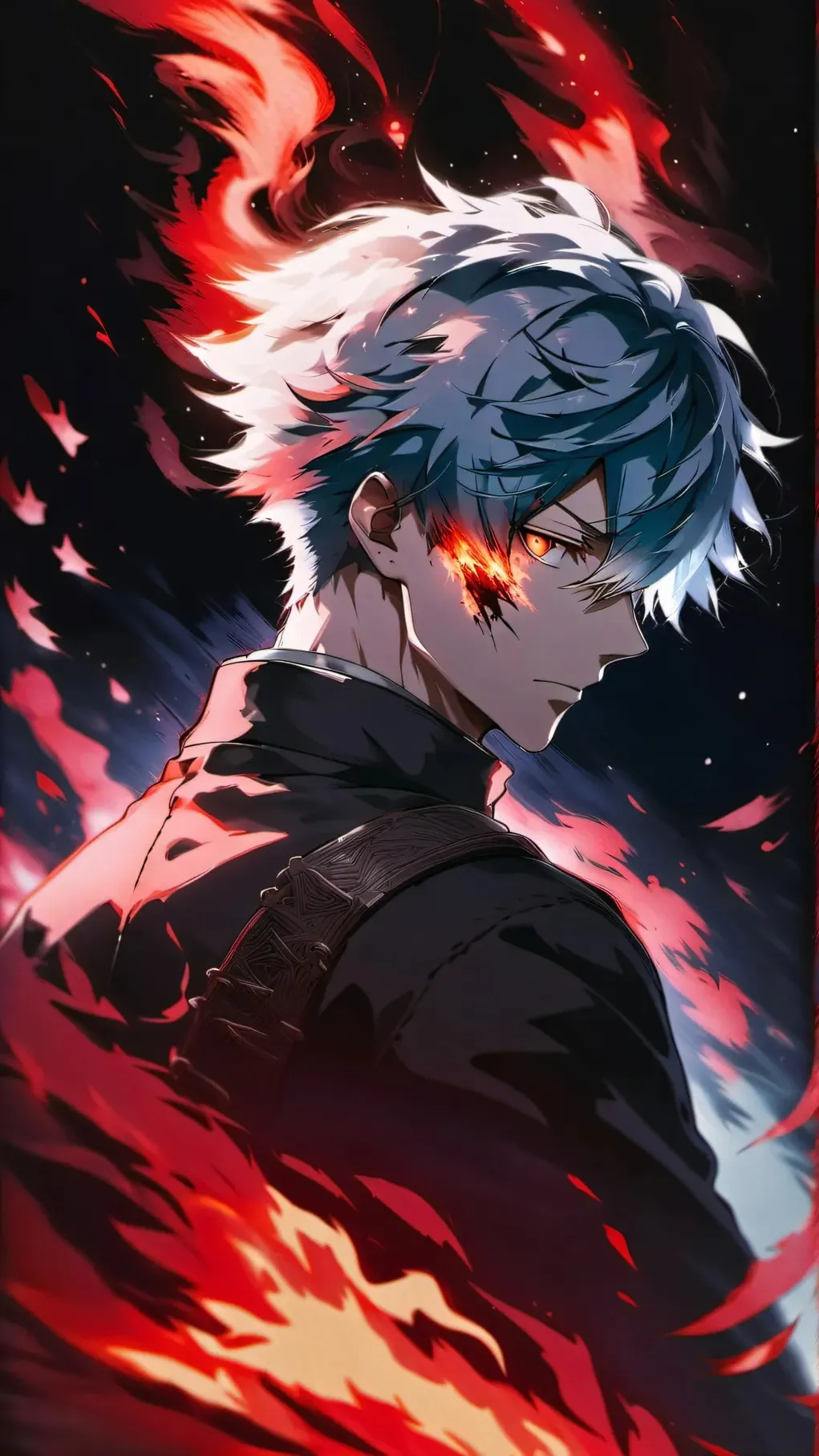 ai character: lonely life background