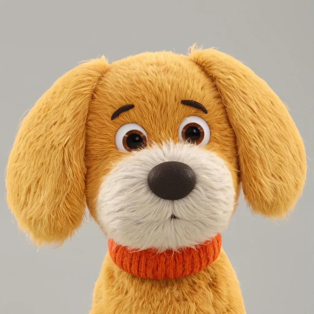 chat with ai character: Plushy dog