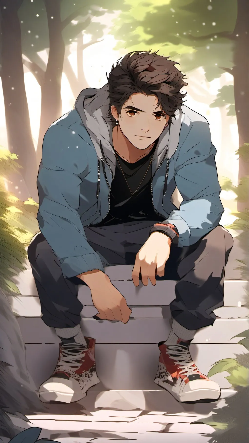 ai character: Aaron background