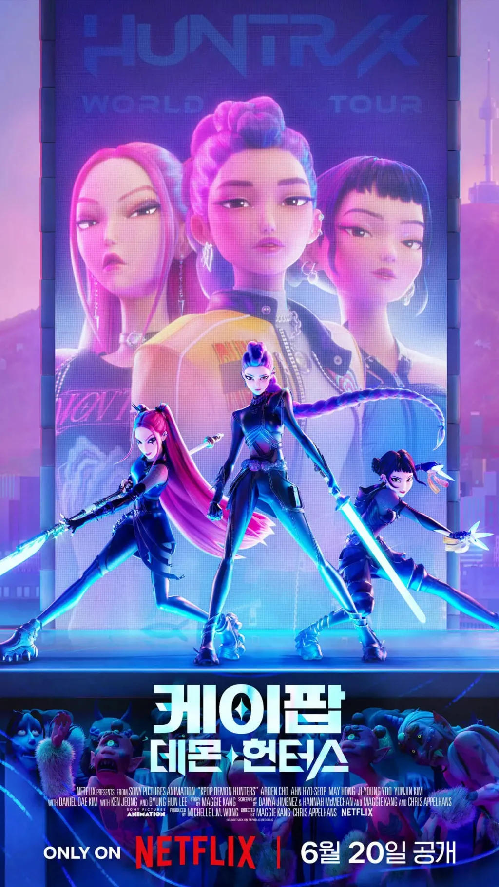 ai character: huntr/x background