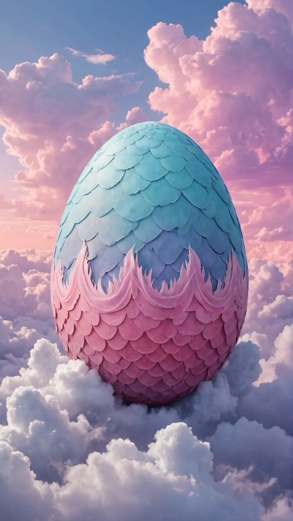 ai character: HH dragon egg background