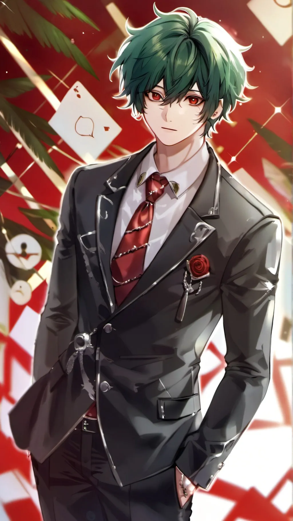 ai character:  mha soiré pyjamas background