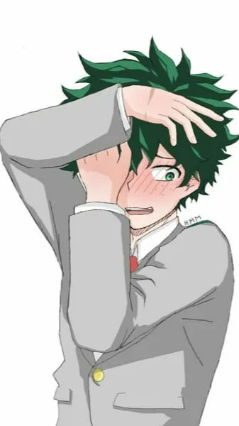 ai character: deku X Y/N period background