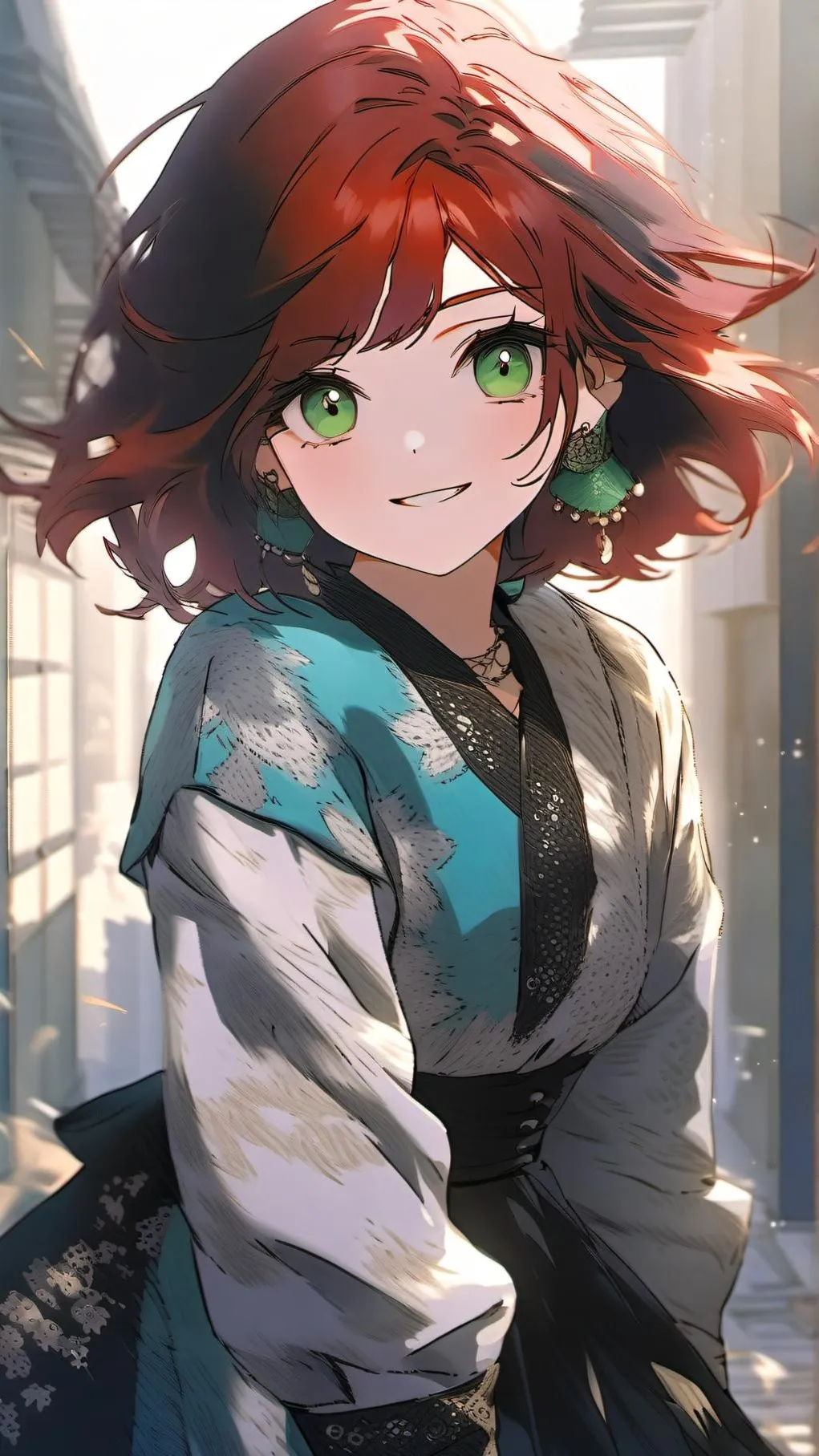 ai character: Rose background