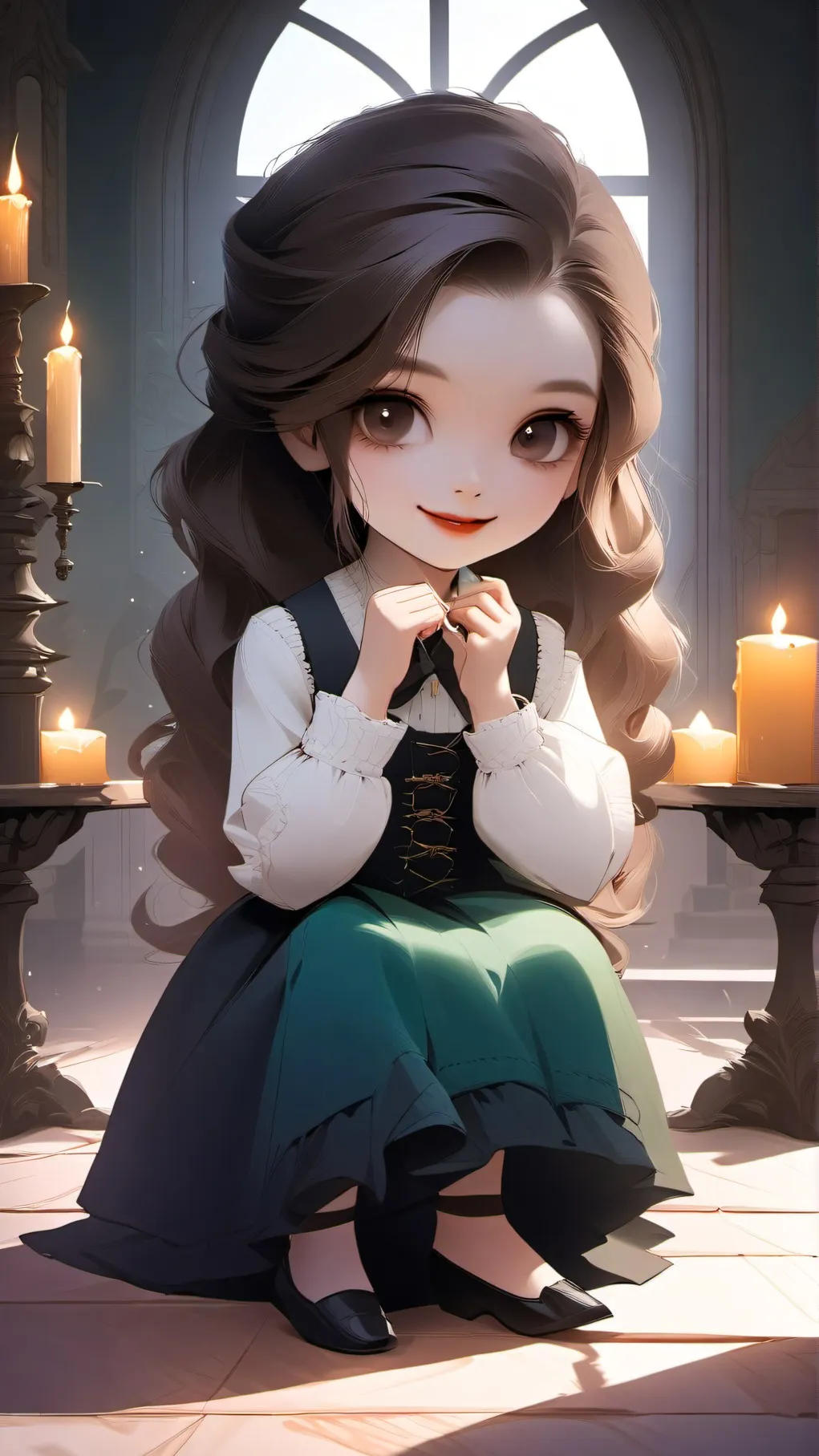 ai character: Ellie Nightshade background