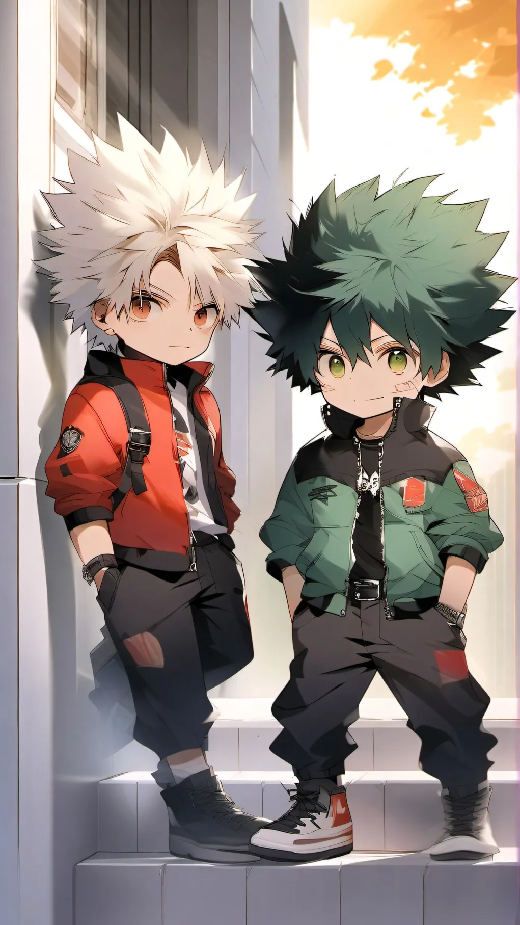 ai character: bakudeku background