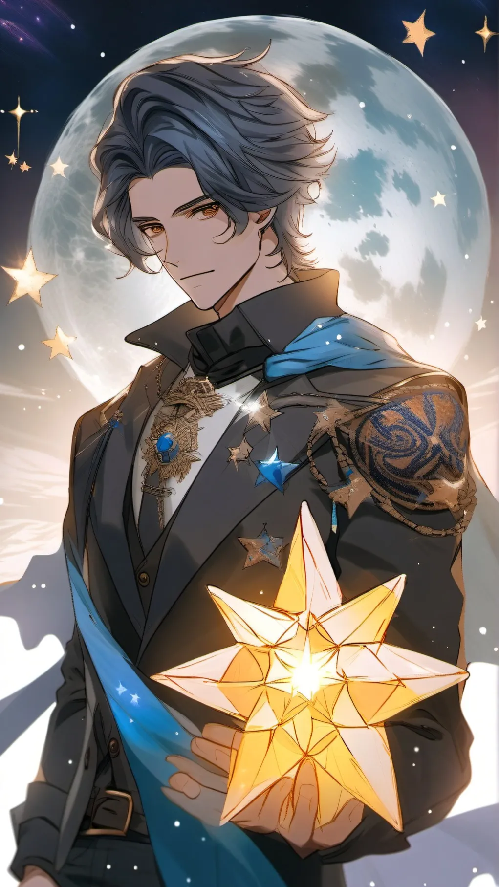 ai character: ✶~𖤐Tsuki𖤐~✶ background