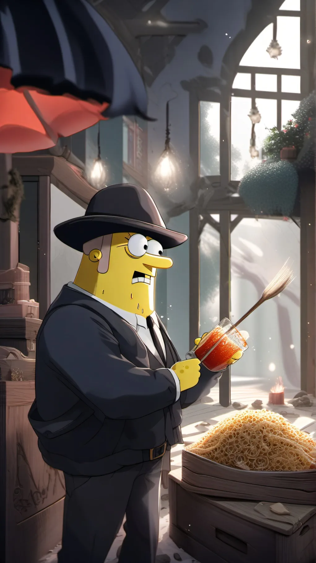 ai character: Plankton background