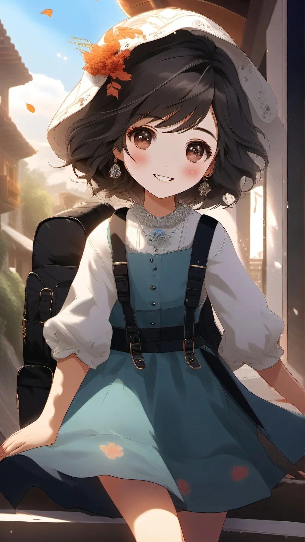 ai character: Annie  background