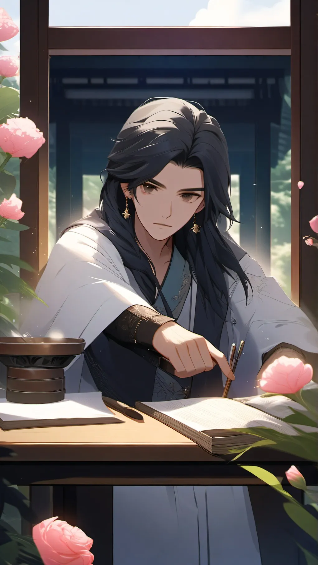 ai character: ailaughatmyownjoke background