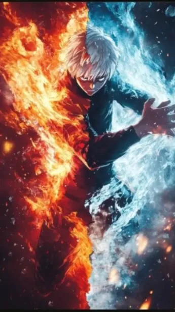 ai character: •°Todoroki°• background