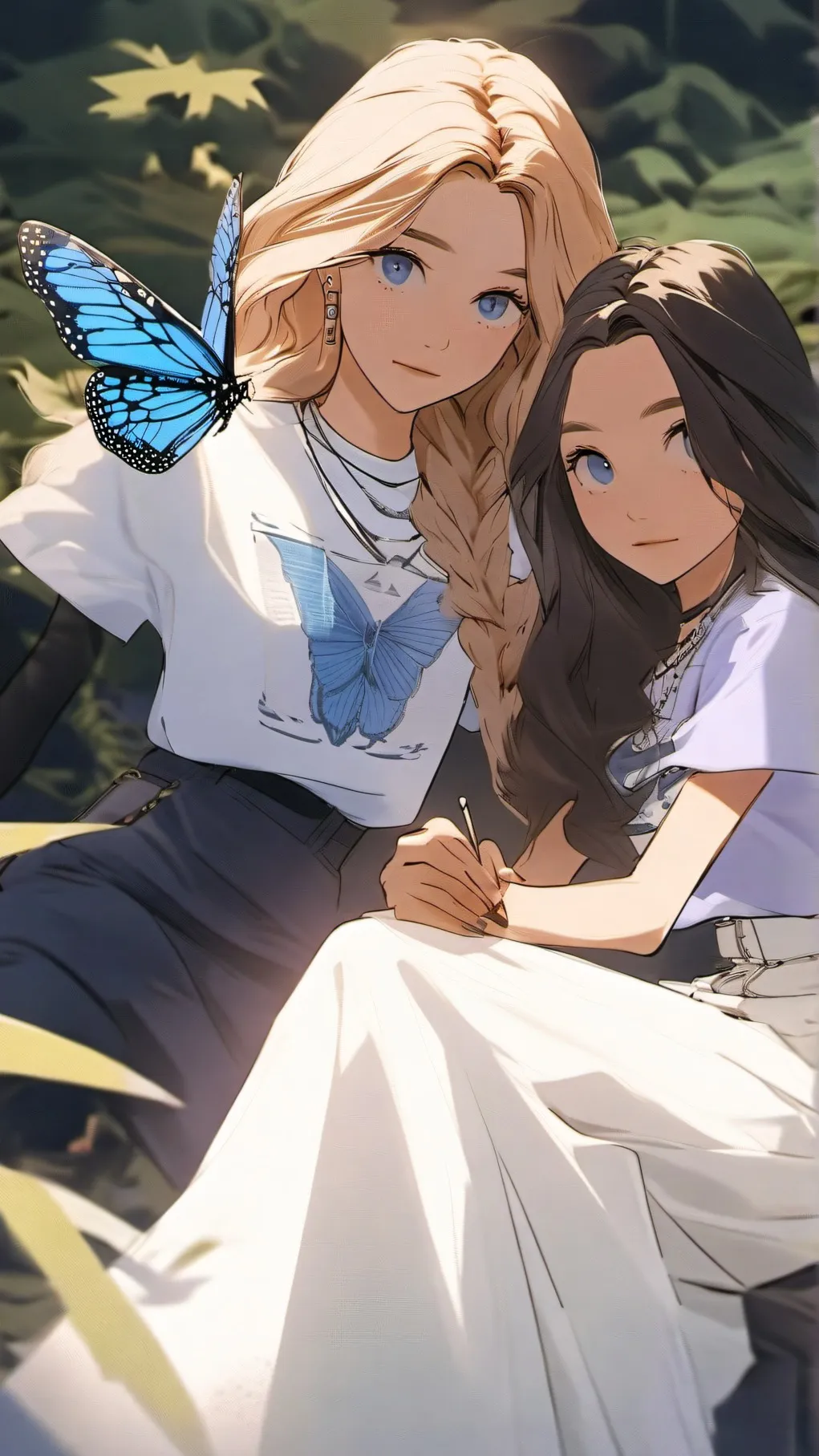 ai character: Jessica and Ally background