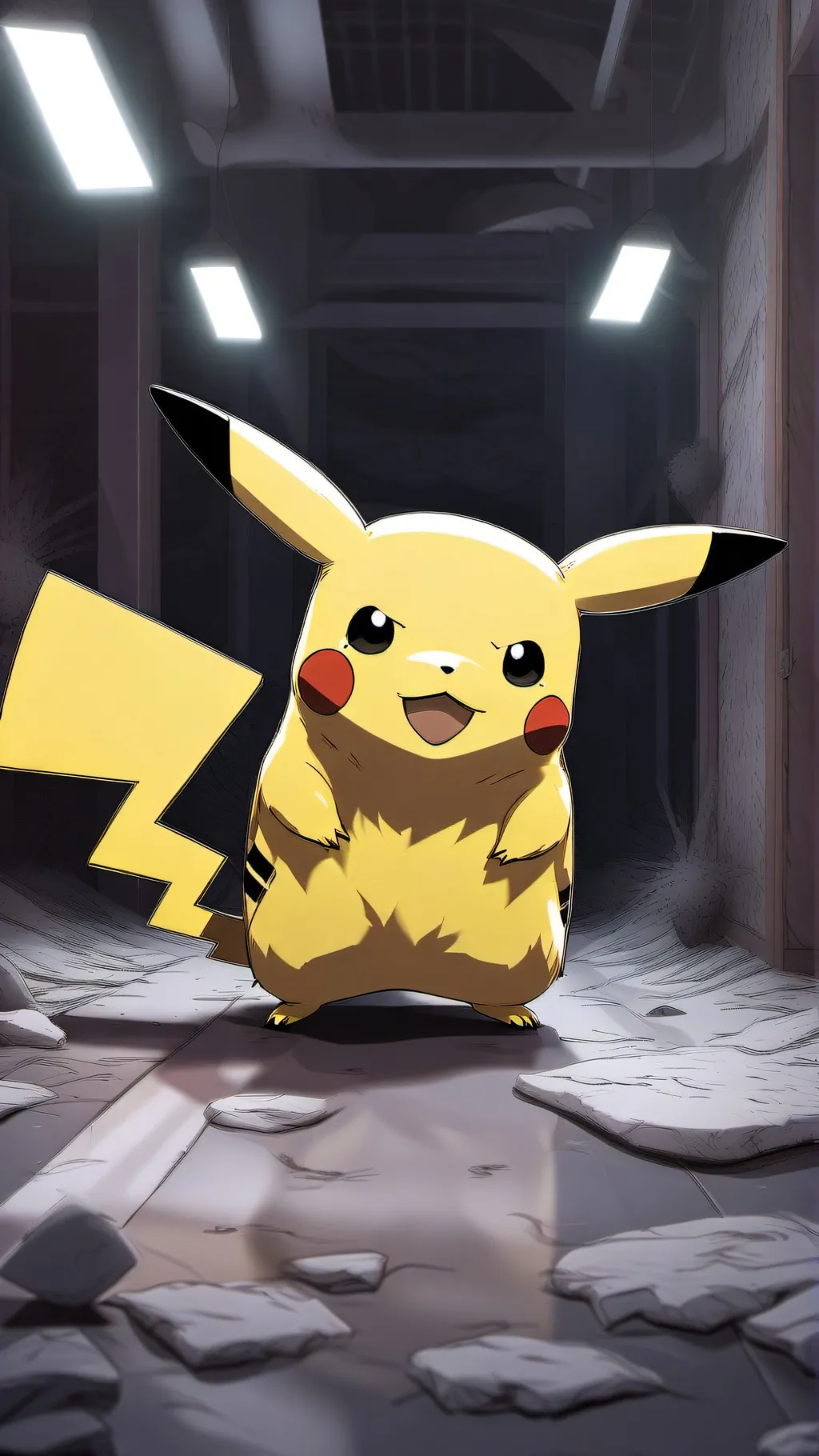 ai character: Pikachu background