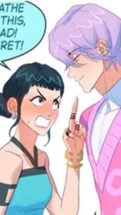 ai character: Zoey x mystery background