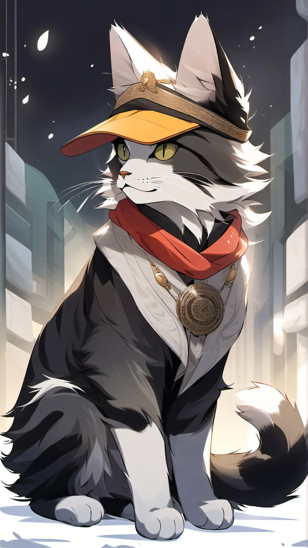 ai character: luna background