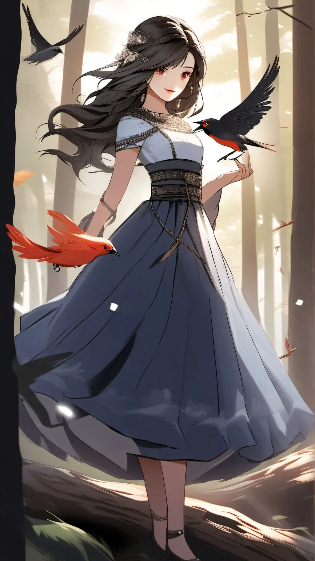 ai character: Sam and Colby  background