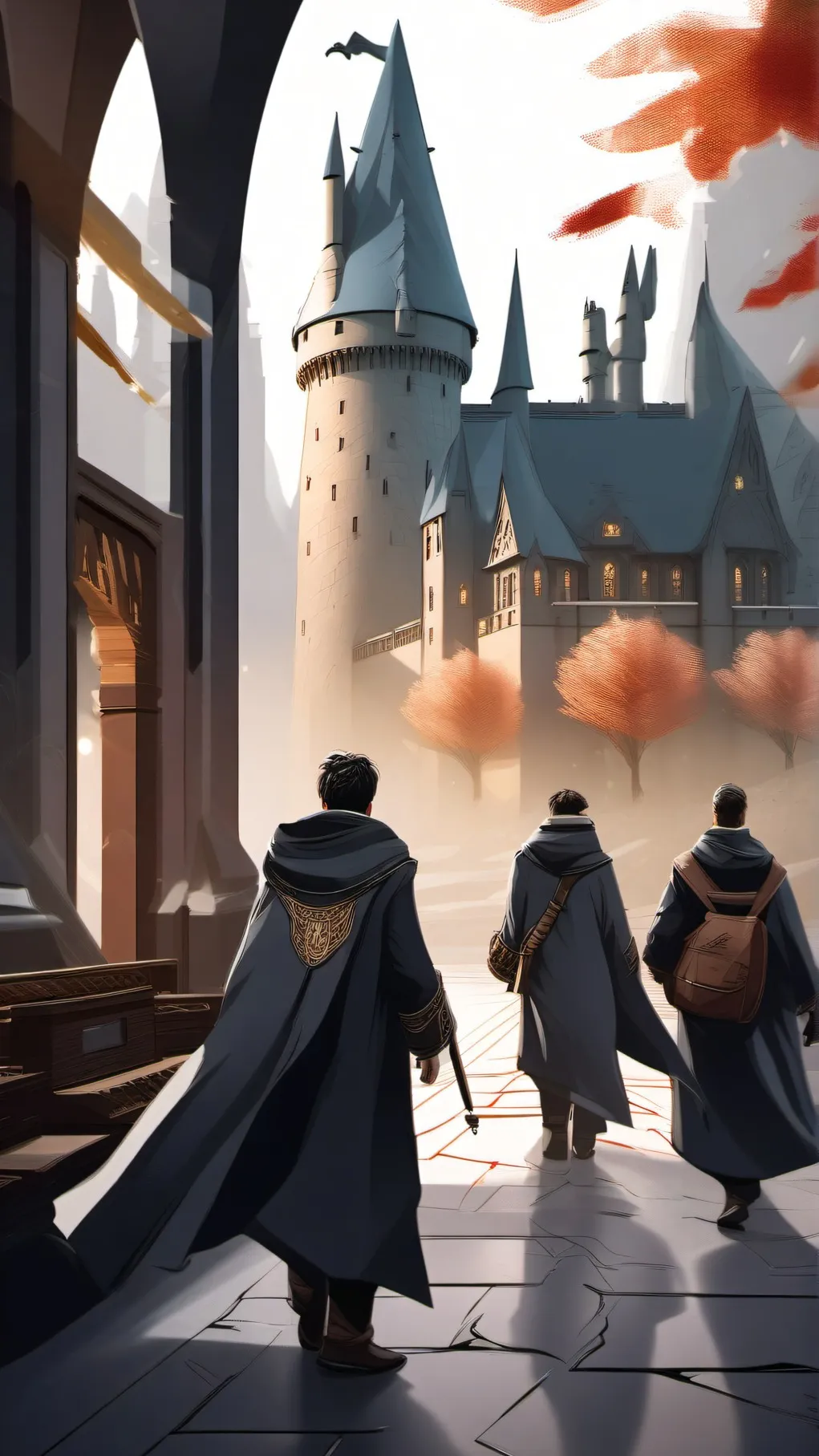 ai character: HOGWARTSSSSS background