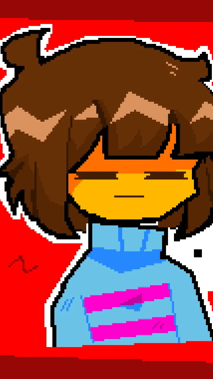 ai character: Frisk -_- background