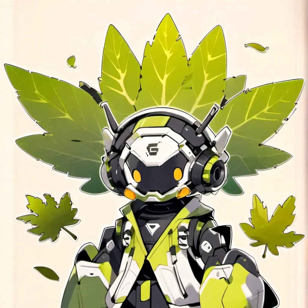 chat with ai character: Leaf bot(Sprunki)