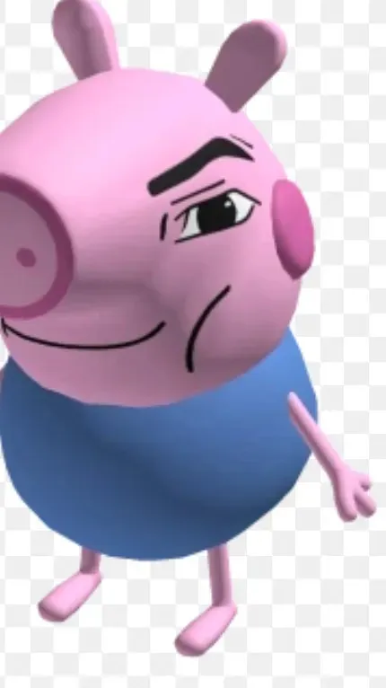 ai character: Georgey pig background