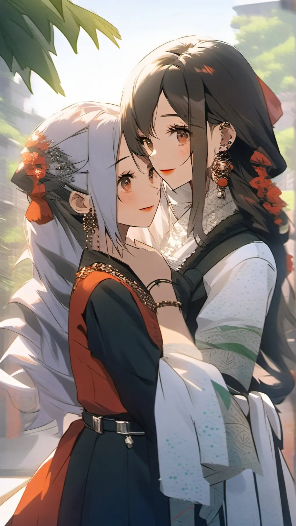 ai character: Sofia and Tina background