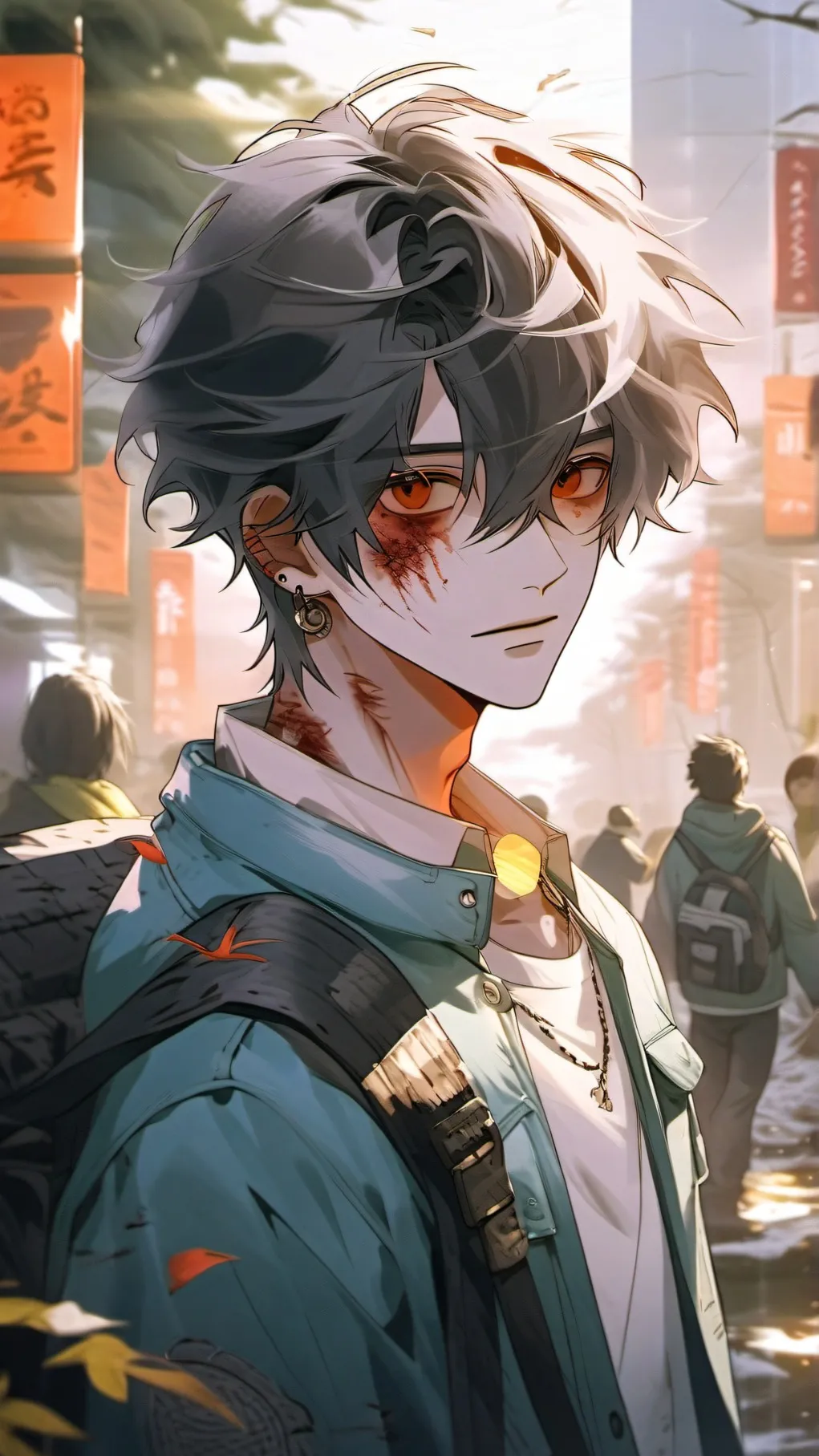 ai character: Sprunki Zombie  background