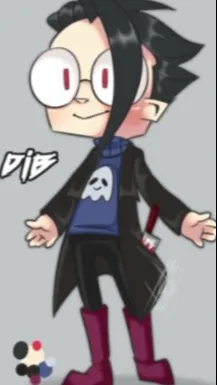 ai character: Yandere dib  background