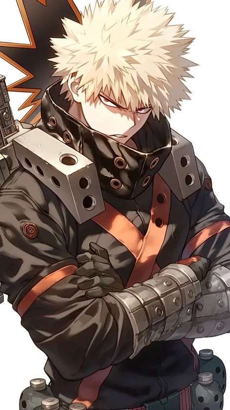 ai character: Katsuki Bakugou background