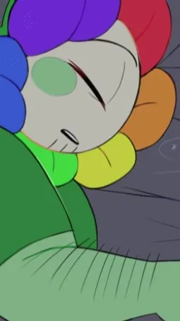 ai character: Dandy sleeping background