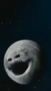 ai character: the moon background