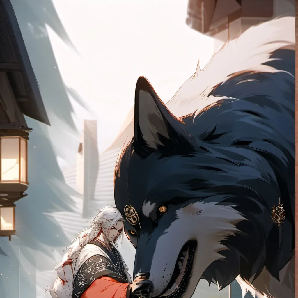 chat with ai character: Baby wolf girl