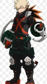 ai character: Katsuki Bakugo background