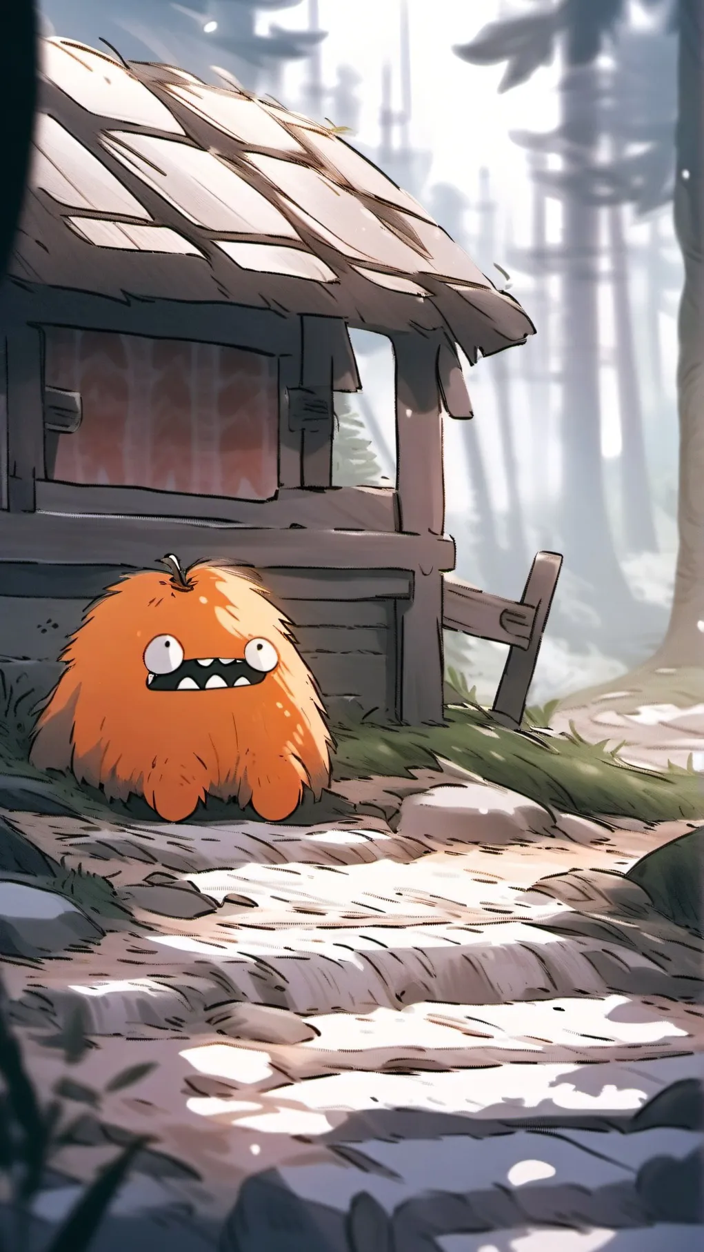 ai character: Shy Oppy background