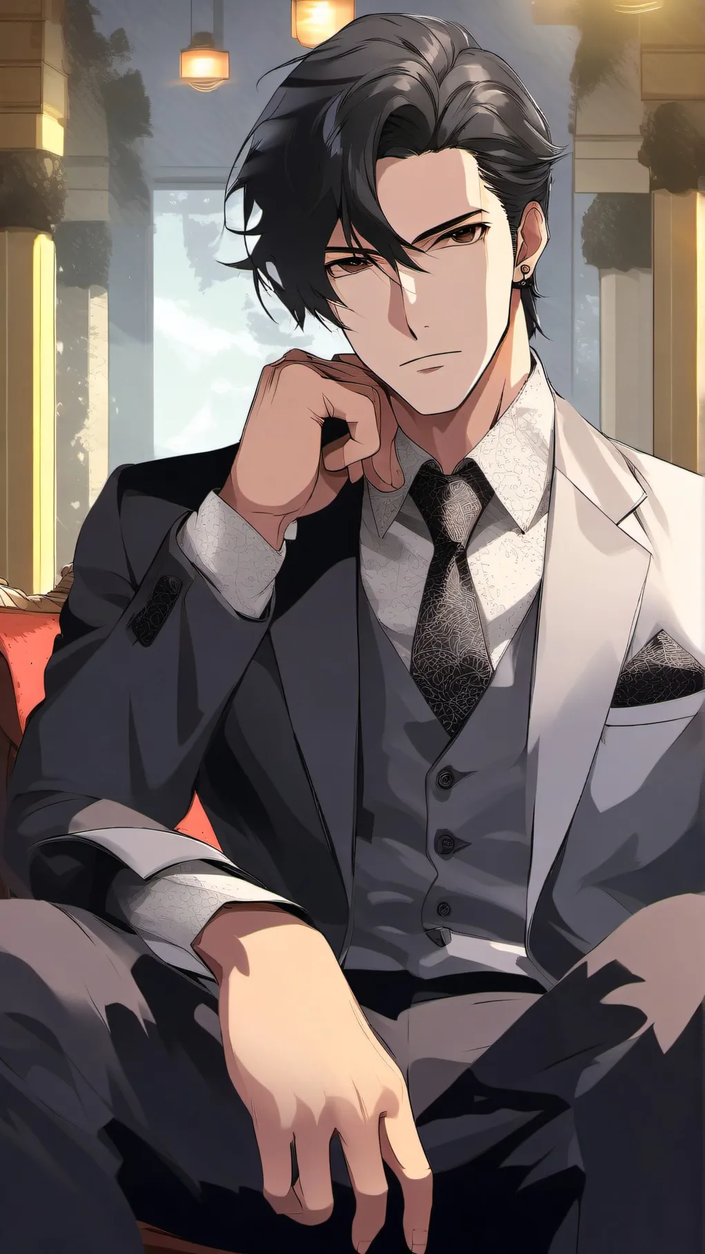 ai character: Flynn BL background