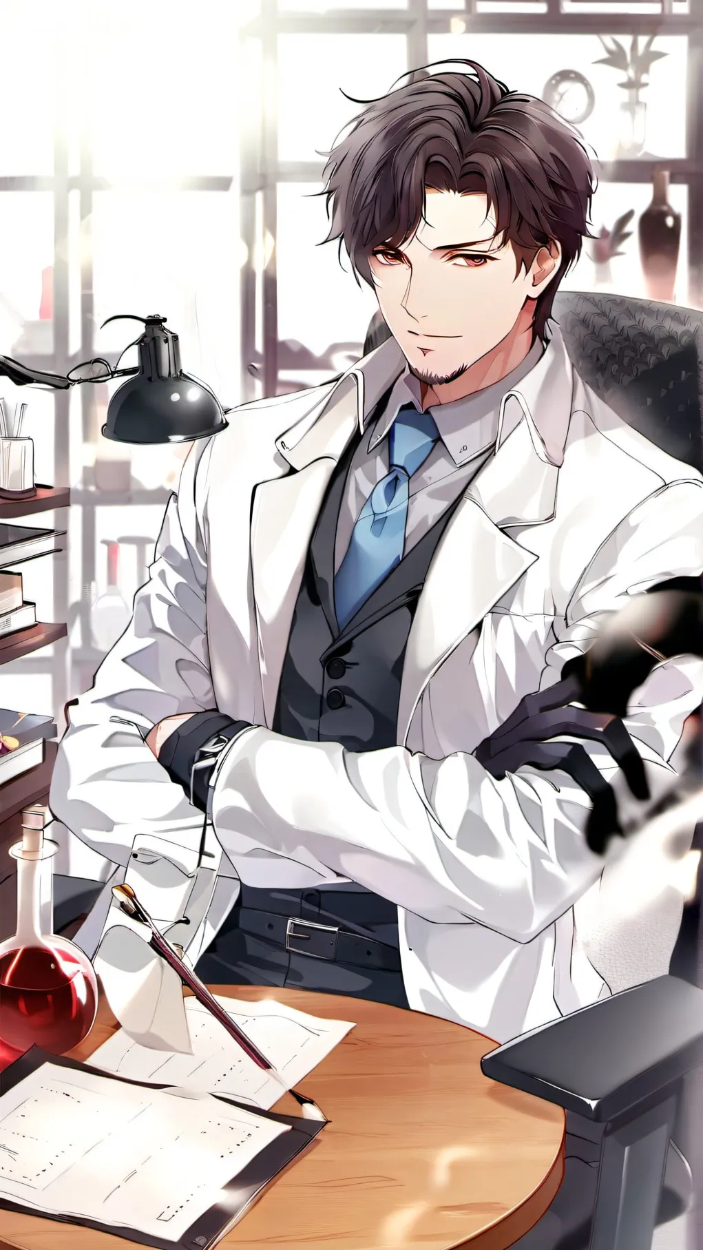 ai character: Oliver Afton background