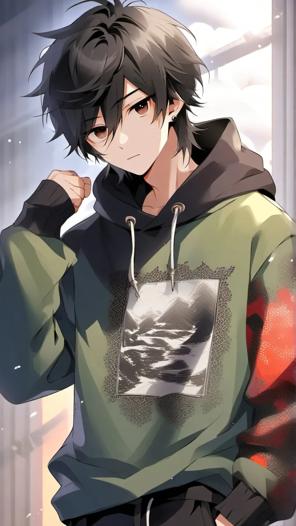 ai character: Arron background