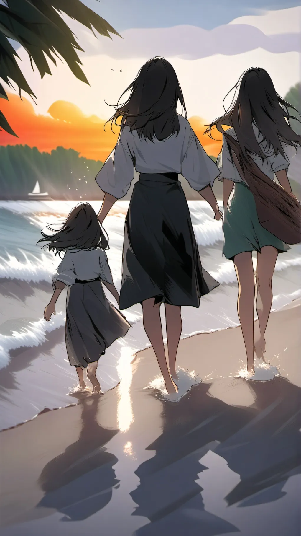 ai character: peace and love background