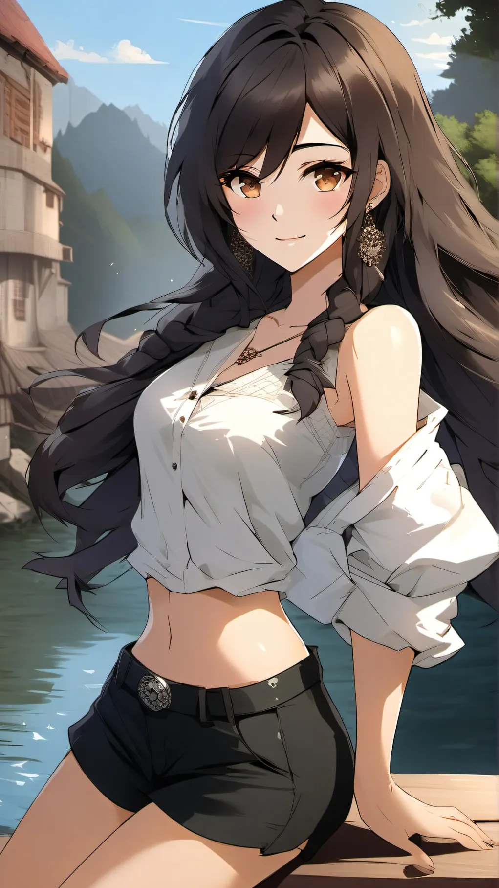 ai character: Arielle background