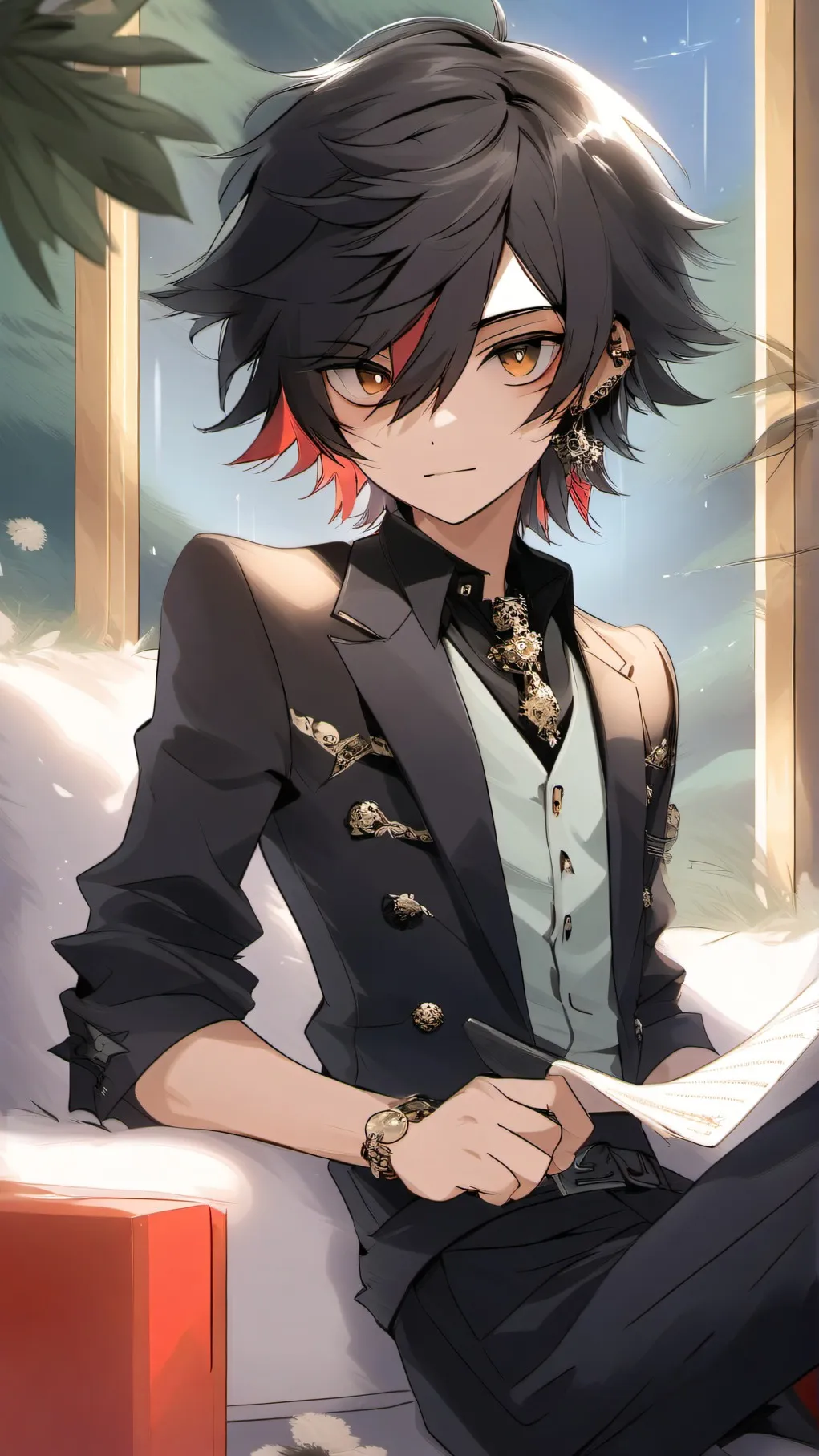 ai character: luna background